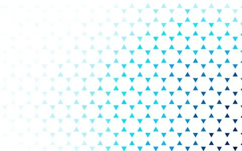 Light BLUE vector seamless texture in triangular style. Illustrazione stock