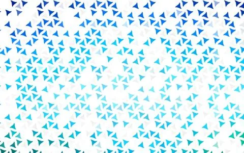 Light BLUE vector seamless texture in triangular style. 스톡 일러스트