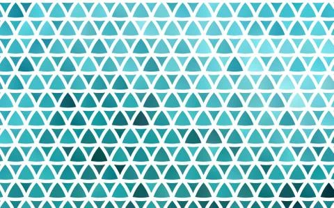 Light BLUE vector seamless texture in triangular style. Stock Illustration