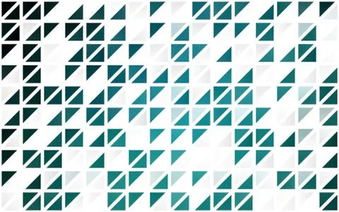 Light BLUE vector seamless texture in triangular style. Illustrazione stock