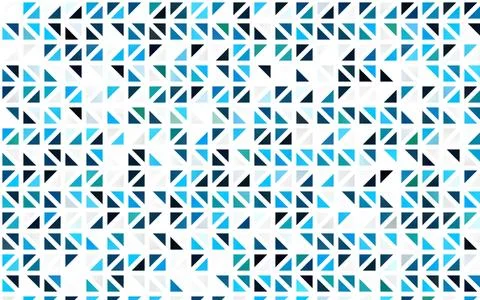 Light BLUE vector seamless texture in triangular style. 스톡 일러스트