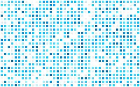 Light BLUE vector seamless texture in rectangular style. Illustrazione stock