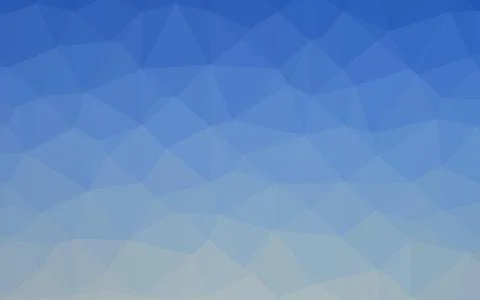 Light BLUE vector shining triangular pattern. Illustrazione stock