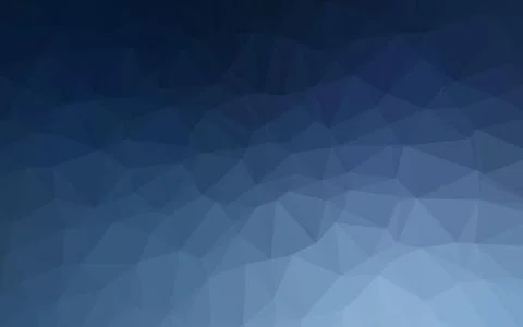 Light BLUE vector shining triangular pattern. Stock Illustration