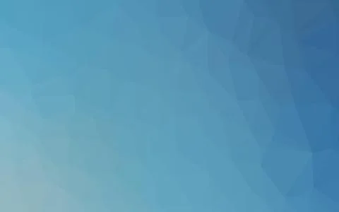 Light BLUE vector shining triangular pattern. Illustrazione stock