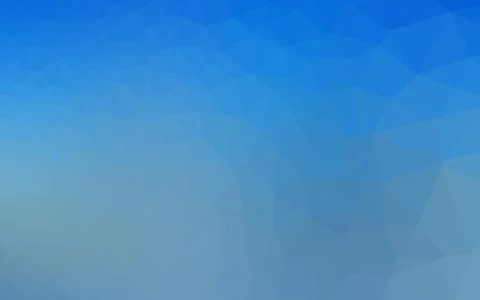 Light BLUE vector shining triangular template. Stock Illustration