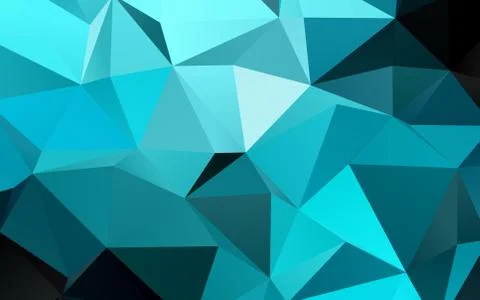 Light BLUE vector shining triangular background. 스톡 일러스트