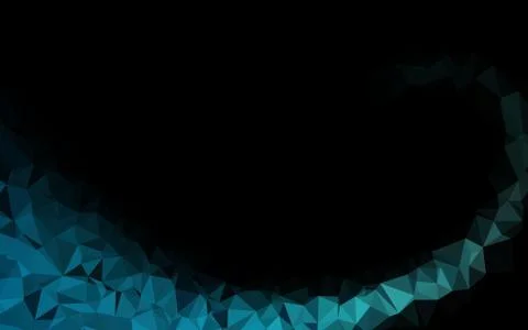 Light BLUE vector shining triangular background. 스톡 일러스트