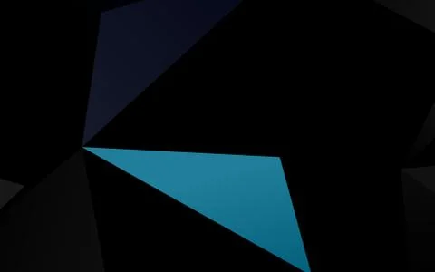 Light BLUE vector shining triangular background. 스톡 일러스트