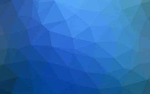 Light BLUE vector shining triangular template. Stock Illustration