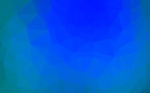 Light BLUE vector shining triangular pattern. Stock Illustration