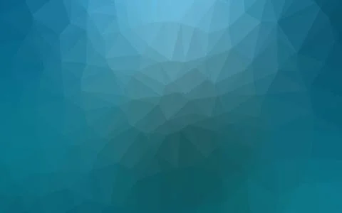 Light BLUE vector shining triangular pattern. Stock Illustration