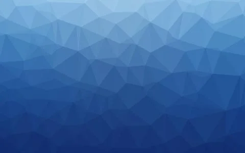 Light BLUE vector shining triangular pattern. Stock Illustration