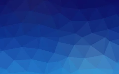 Light BLUE vector shining triangular background. Stock Illustration