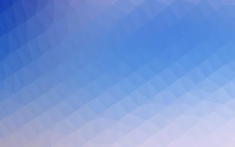 Light BLUE vector shining triangular pattern. Stockillustratie