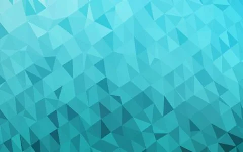 Light BLUE vector shining triangular pattern. Stockillustratie