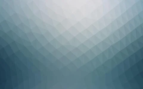 Light BLUE vector shining triangular template. Illustrazione stock