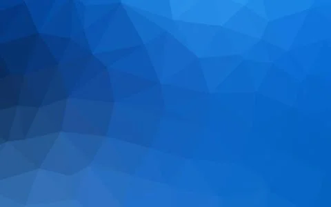 Light BLUE vector shining triangular template. Stockillustratie