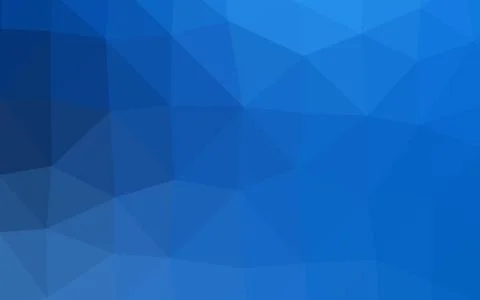 Light BLUE vector shining triangular background. 스톡 일러스트