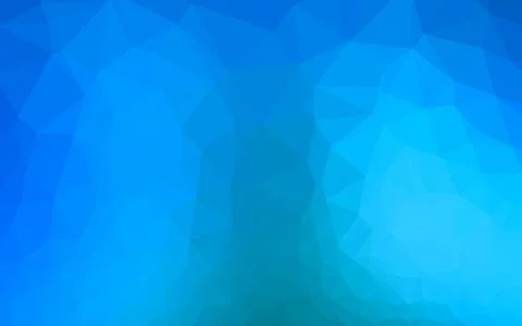 Light BLUE vector shining triangular pattern. Stockillustratie