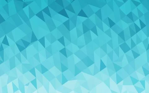 Light BLUE vector shining triangular pattern. Stockillustratie