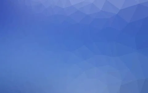 Light BLUE vector shining triangular pattern. Stockillustratie