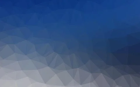 Light BLUE vector shining triangular pattern. Stockillustratie