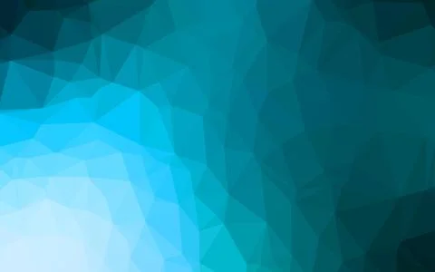 Light BLUE vector shining triangular pattern. Illustrazione stock