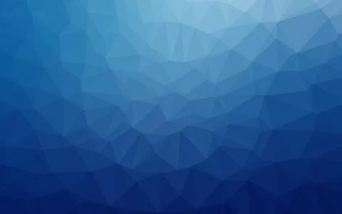 Light BLUE vector shining triangular pattern. Stock Illustration