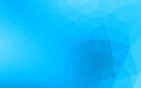 Light BLUE vector shining triangular pattern. Stock Illustration