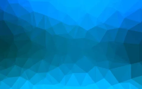 Light BLUE vector shining triangular background. Illustrazione stock