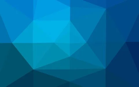 Light BLUE vector shining triangular template. Ilustração Stock