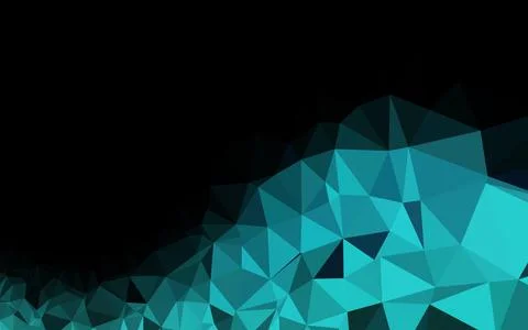 Light BLUE vector shining triangular template. Ilustração Stock