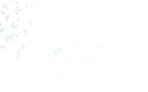 Light BLUE vector template with artificial intelligence structure. Illustrazione stock
