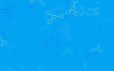 Light BLUE vector template with artificial intelligence structure. イラスト素材