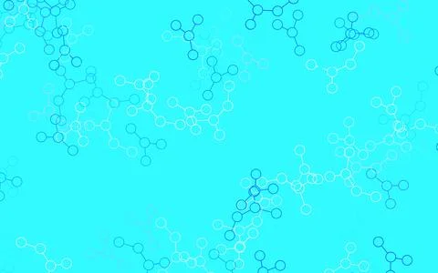 Light BLUE vector template with artificial intelligence structure. Illustrazione stock