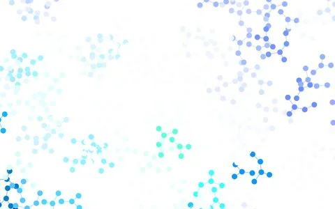 Light BLUE vector template with artificial intelligence structure. Stock Illustration