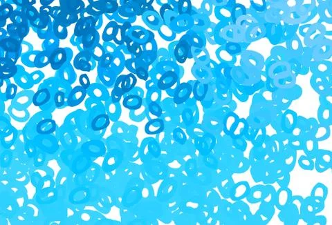Light BLUE vector template with circles. Stock Illustration
