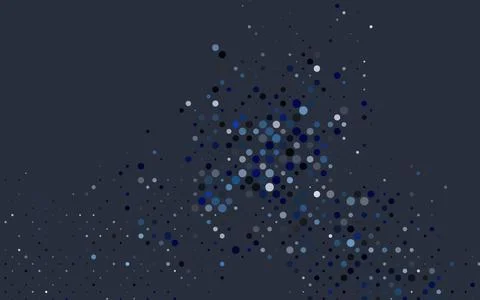 Light BLUE vector template with circles. Stock-Illustration