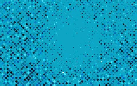 Light BLUE vector template with circles. Ilustración de archivo