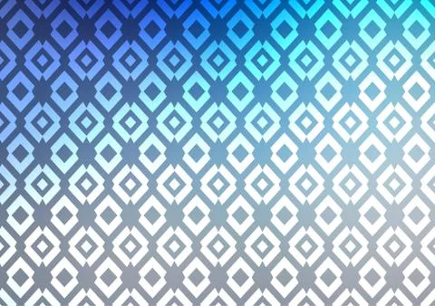 Light BLUE vector template with crystals, rectangles. Stock Illustration