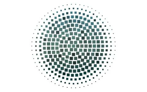 Light BLUE vector template with crystals, rectangles. Stock-Illustration