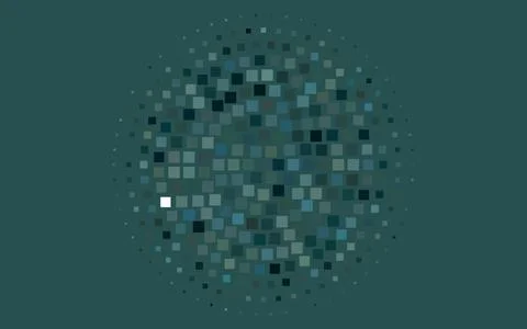 Light BLUE vector template with crystals, rectangles. Stock Illustration