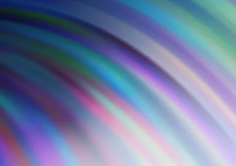 Light BLUE vector template with lines, ovals. Stockillustratie