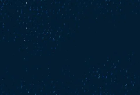 Light blue vector template with man, woman symbols. イラスト素材