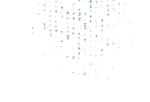 Light BLUE vector template with math simbols. イラスト素材