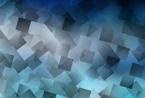 Light BLUE vector template with rhombus. Illustrazione stock