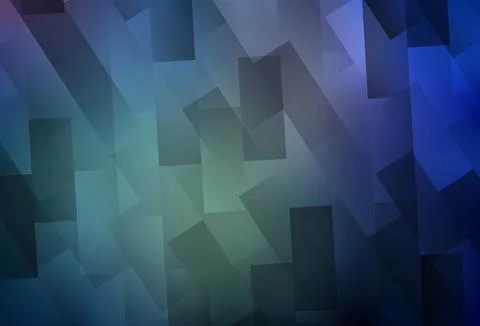 Light BLUE vector template with rhombus. Stock Illustration