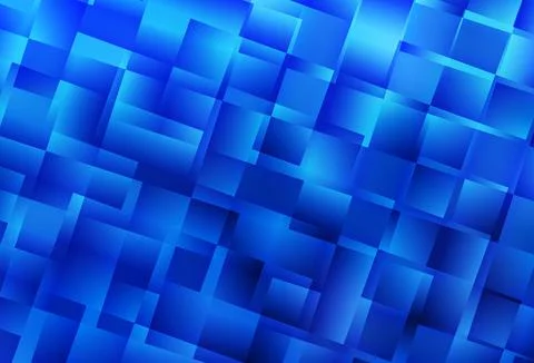 Light BLUE vector template with rhombus. Stock Illustration