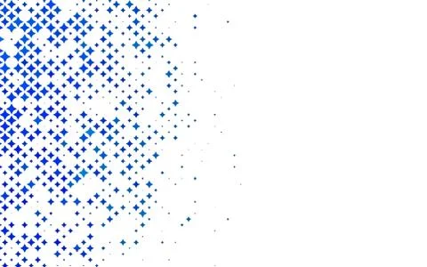 Light BLUE vector template with sky stars. Illustrazione stock